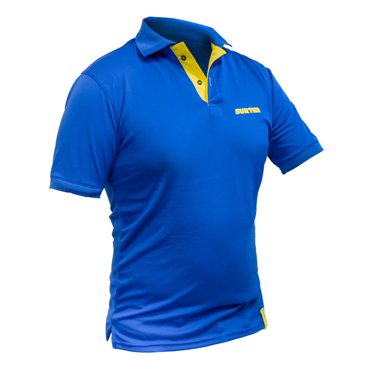 Surtek - Playera polo dry fit azul CH
