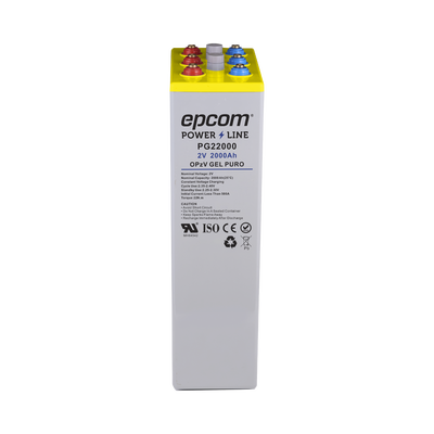 EPCOM POWERLINE - Batería de GEL PURO OPzV / 2 V @ 2,000 Ah / Ciclo profundo /Uso en Aplicaciones Fotovoltaicas y de Respald