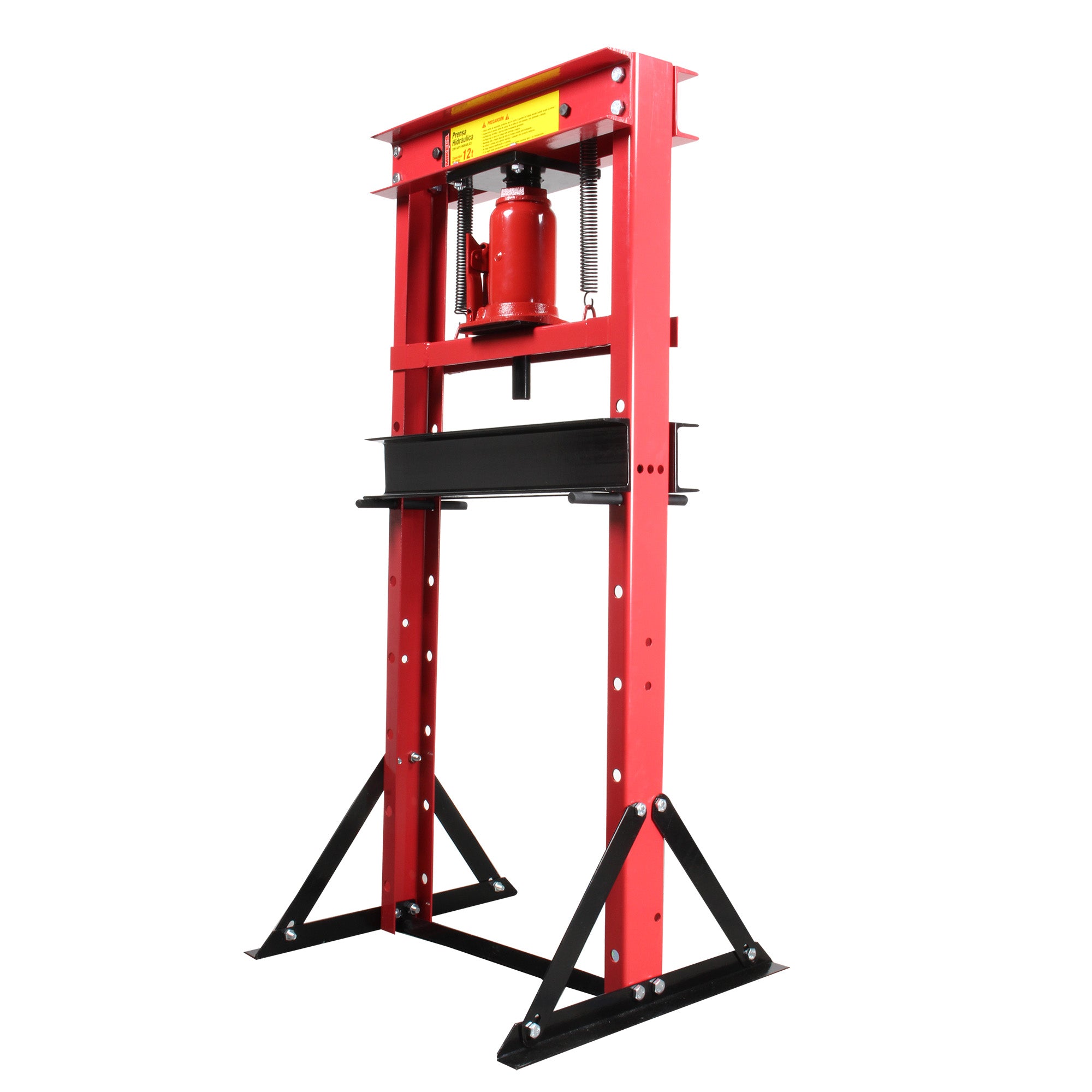 Prensa hidráulica con gato hidráulico (12 ton)