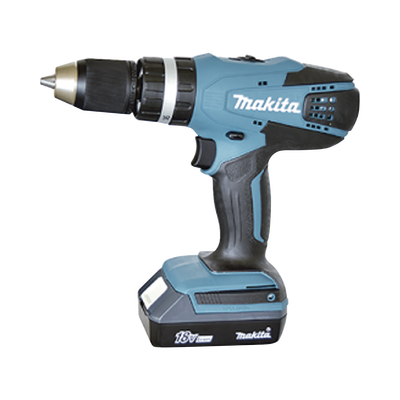 MAKITA - Rotomartillo atornillador inalámbrico de 1/2” de 18 volts baterías de litio-ion, juego de puntas de atornillar