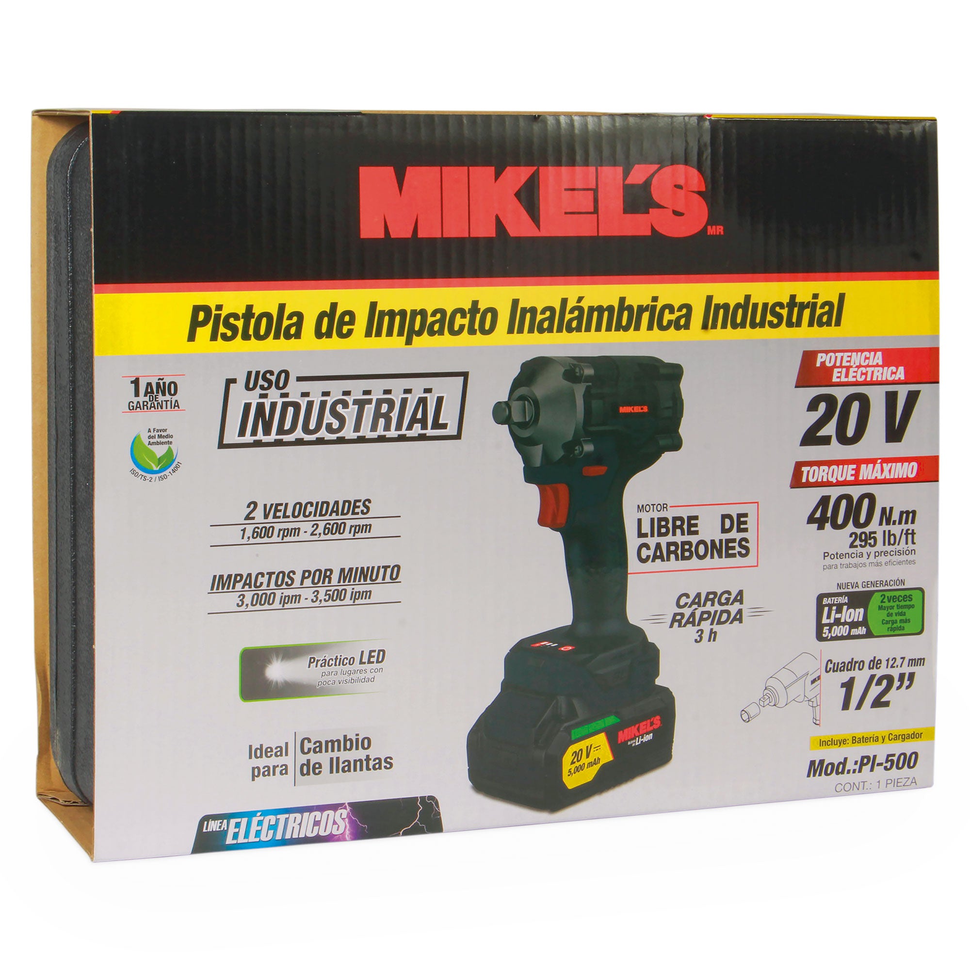 Pistola de impacto Industrial (20 v)