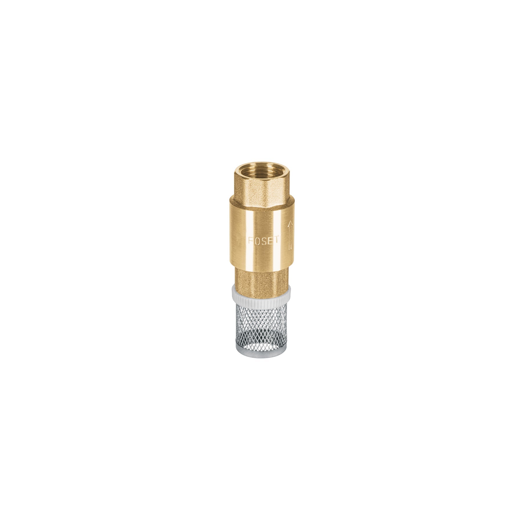 Pichancha tipo check de laton inoxidable 1/2', Foset