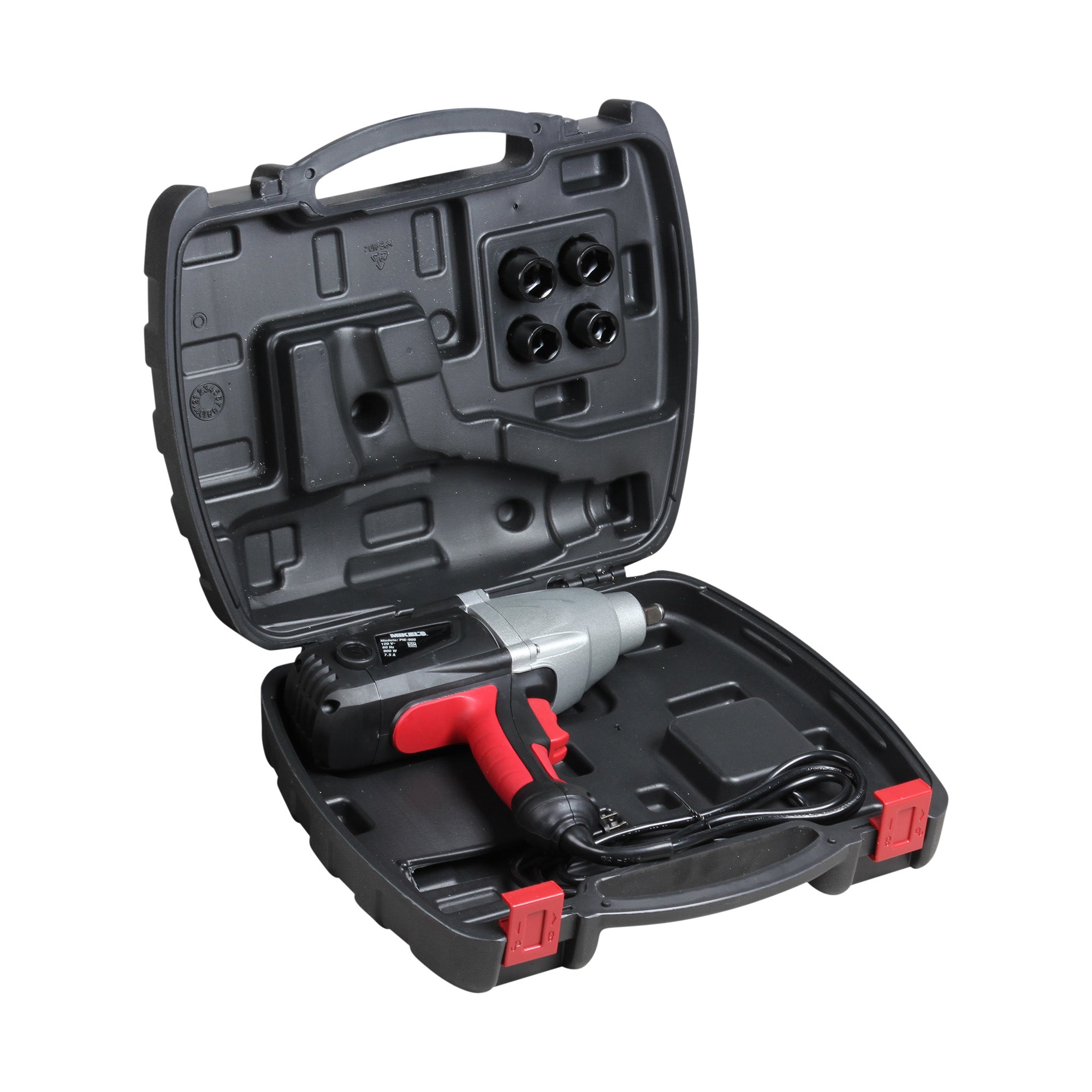 Pistola de impacto eléctrica (700 lb/ft) con 4 dados