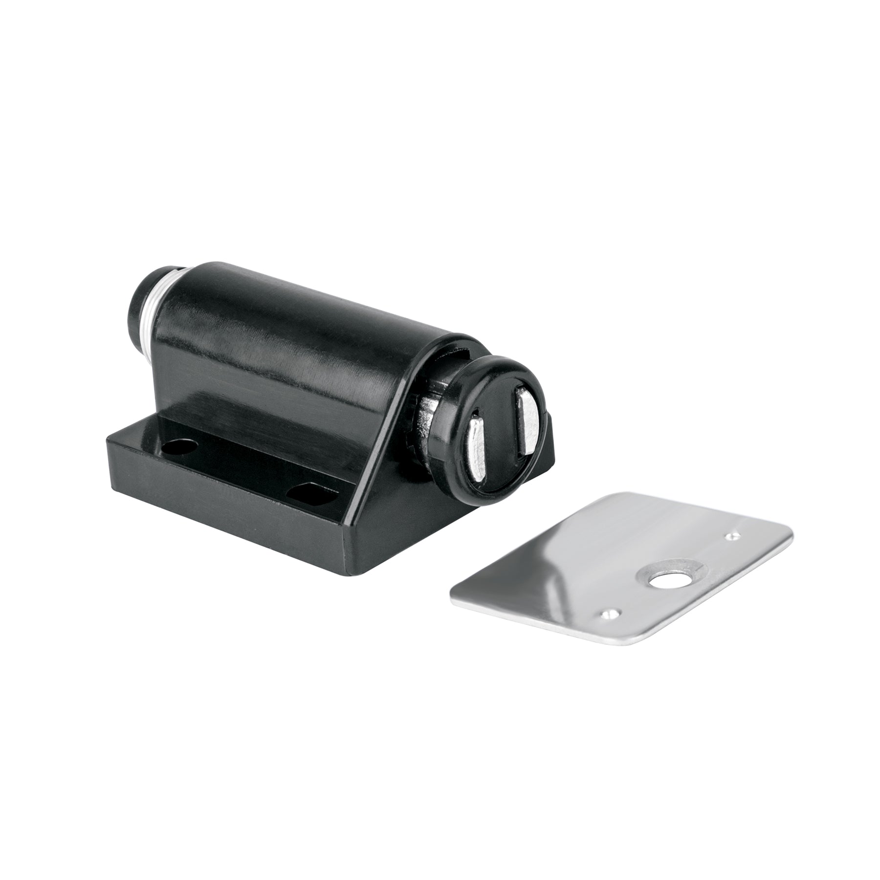 Piston Magnetico para puerta / cajon, negro. HERMEX