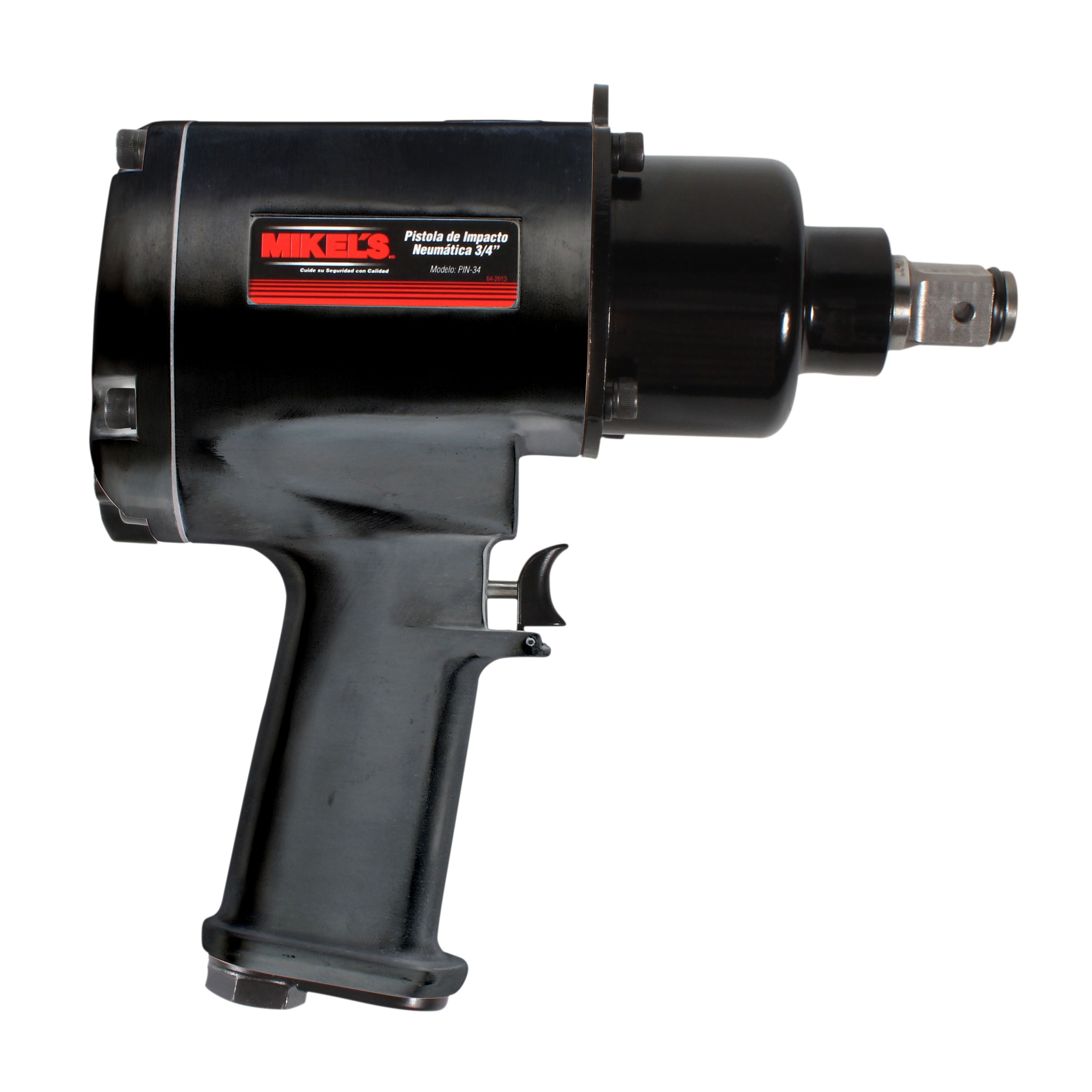 Pistola de impacto neumática (3/4”, 729 lb/ft)