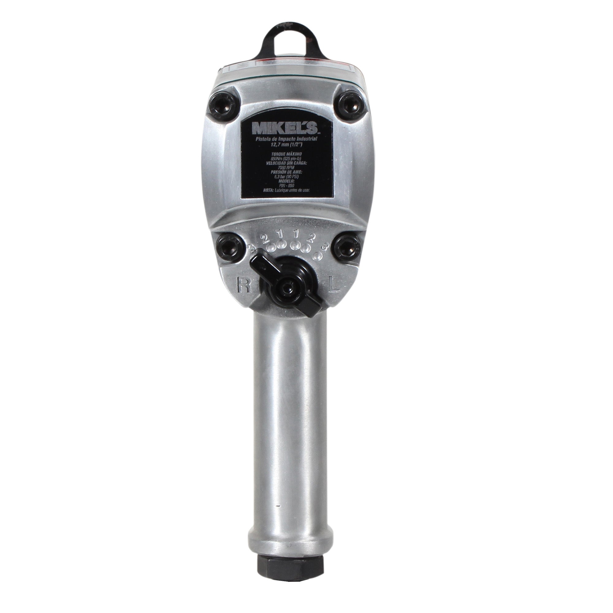 Pistola de impacto neumática industrial (1/2”, 625 lb/ft)
