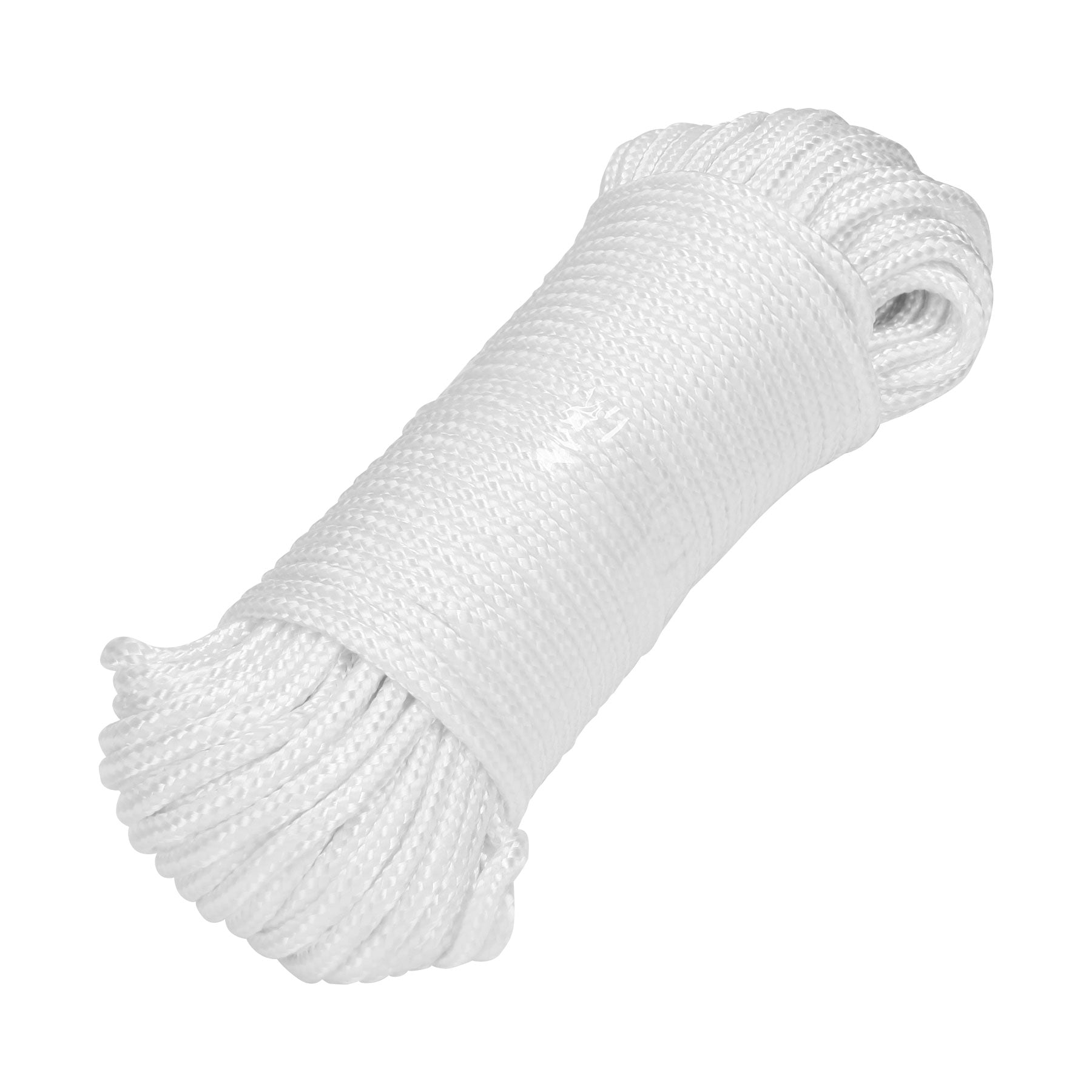 Piola de poliester diamante de 4mmx30m blanca, madeja, FIERO