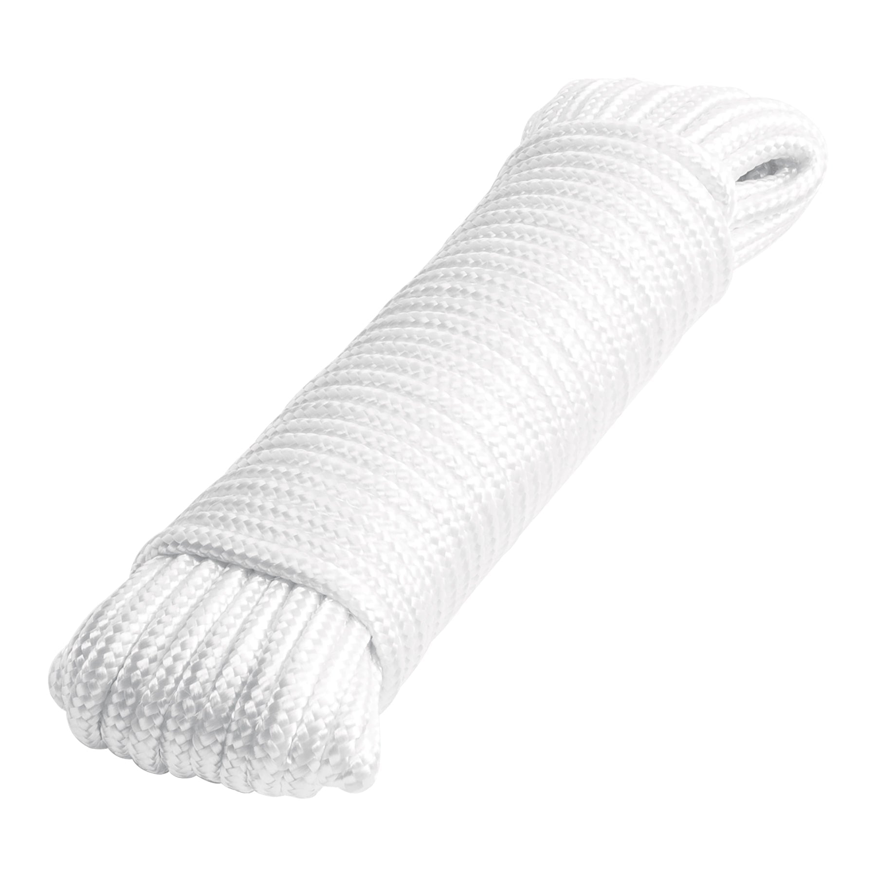 Piola de poliester diamante de 5mmx15m blanca, madeja, FIERO