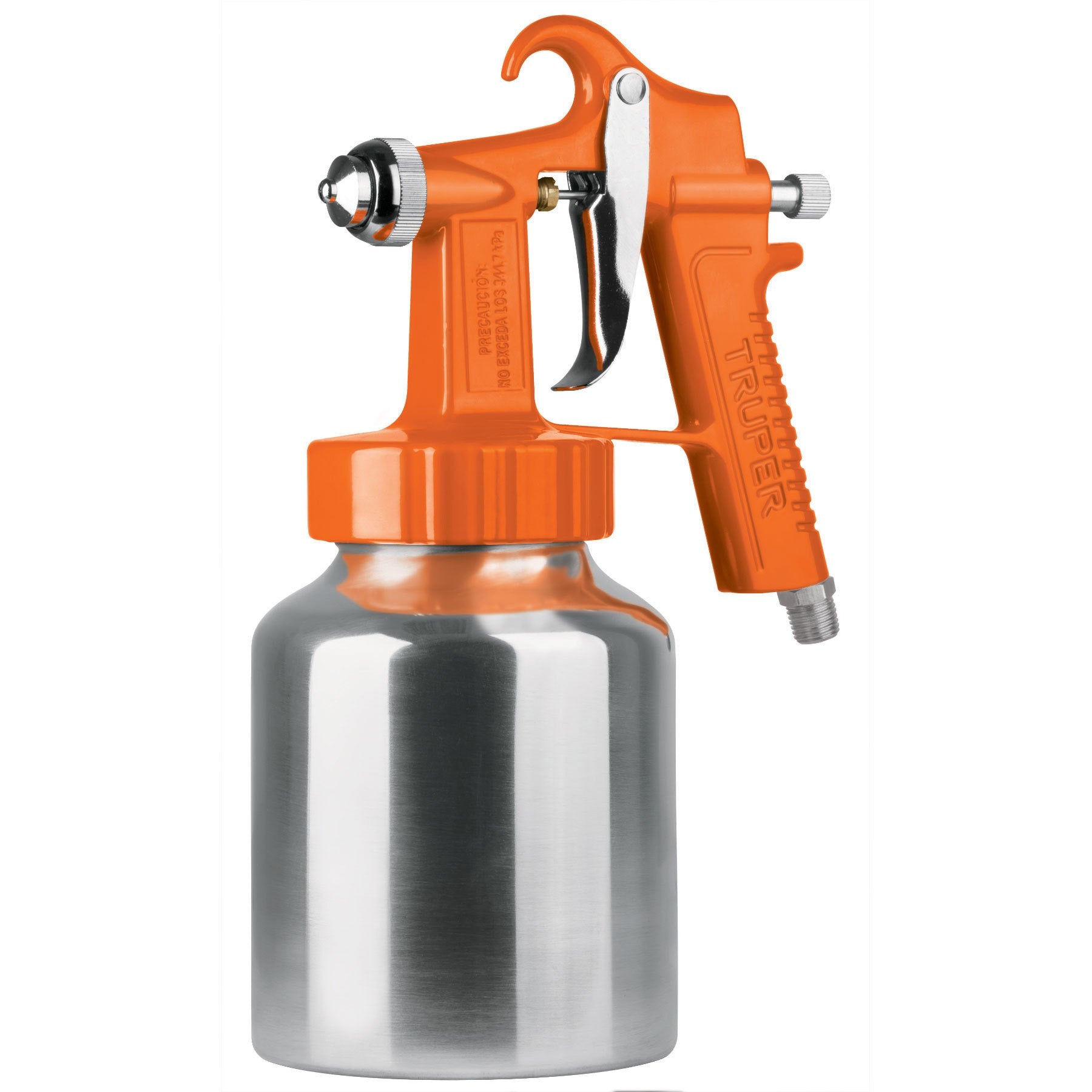 Pistola p/pintar baja presion, 1.5 mm, naranja, entrada inf