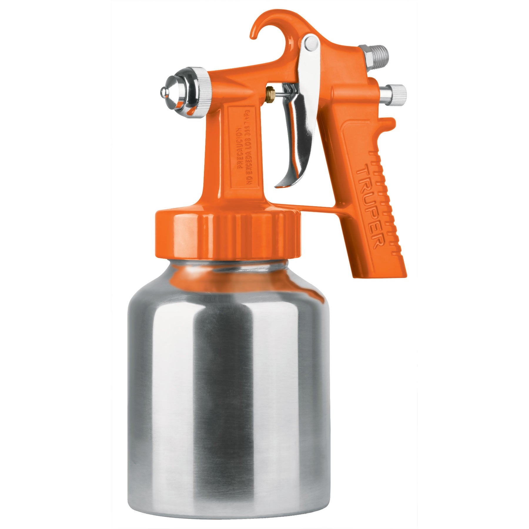 Pistola p/pintar baja presion, 1.5 mm, naranja, entrada sup