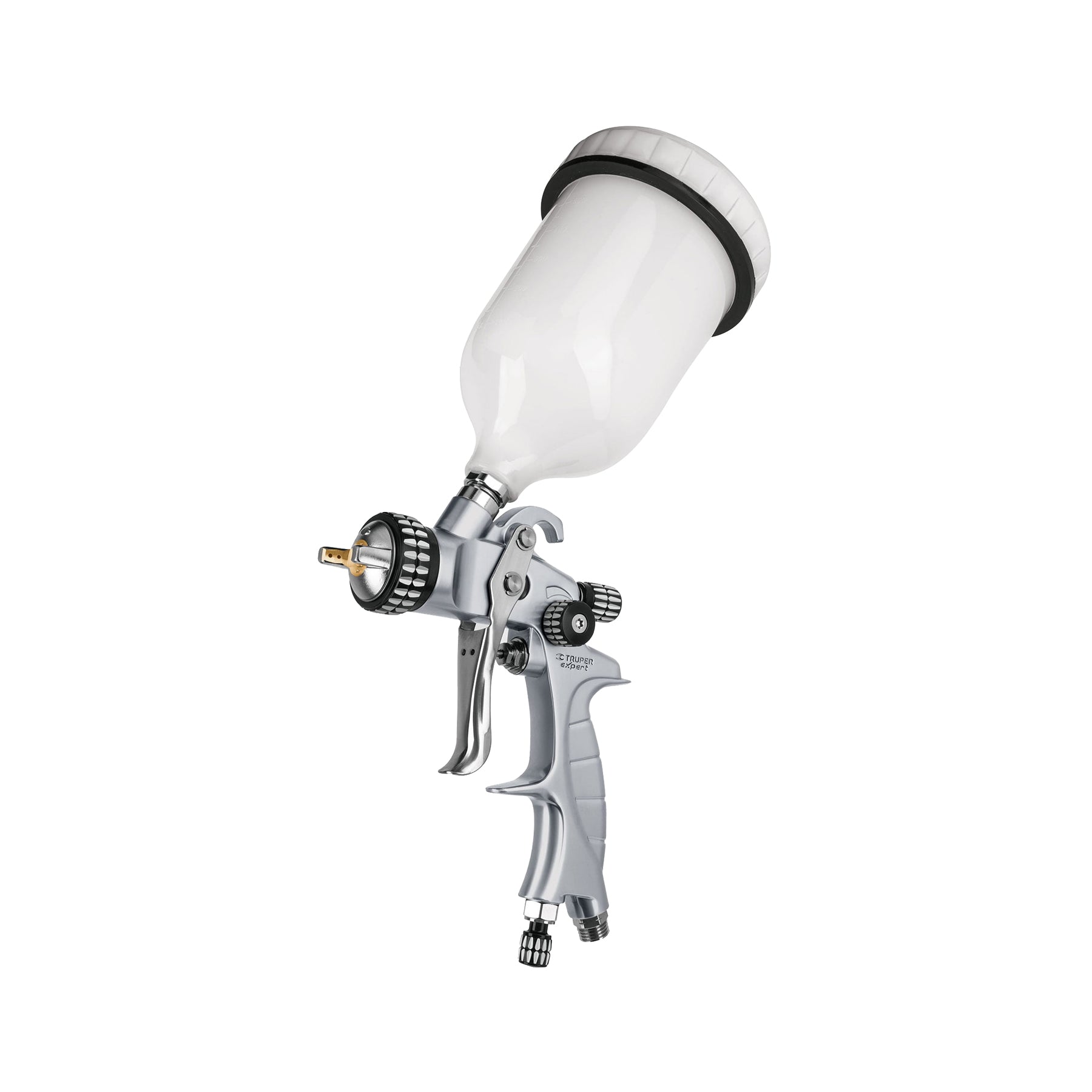 Pistola p/pintar gravedad LVMP vaso plastico, 1.4 mm, Expert