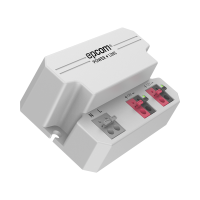 EPCOM POWERLINE - Fuente de alimentación /  12 Vcc / 2 Amperes / Terminales de entrada para Vca en 2 pines / 2 salidas para Vcc en 2 pines