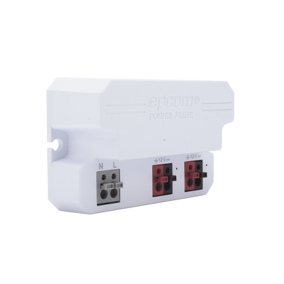 EPCOM POWERLINE - Fuente de alimentación /  12 Vcc / 2 Amperes / Terminales de entrada para Vca en 2 pines / 2 salidas para Vcc en 2 pines