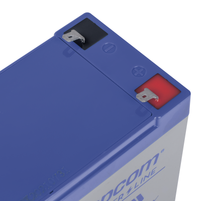 EPCOM POWERLINE - Batería 12 Vcc / 9 Ah / UL / Tecnología AGM-VRLA / Para uso en equipo electrónico Alarmas de intrusión / Incendio/ Control de acceso / Video Vigilancia / Terminales F1 / Cargador recomendado CHR-80.