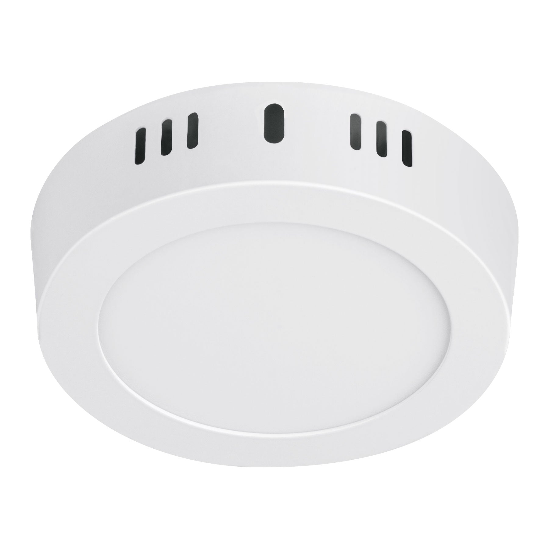 Luminario LED tipo plafon 6 W, redondo, luz de dia, blanco