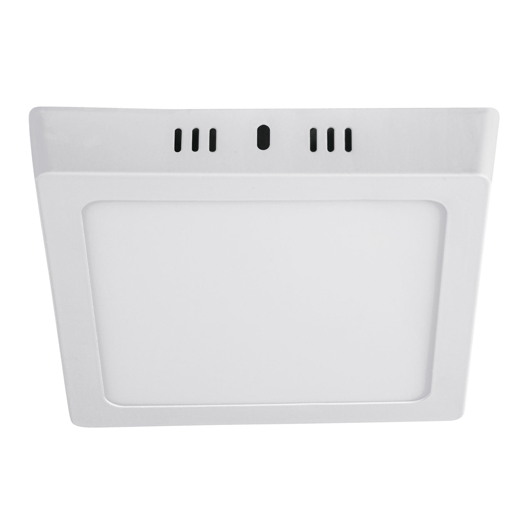 Luminario LED tipo plafon 12 W, cuadrado, luz de dia, blanco
