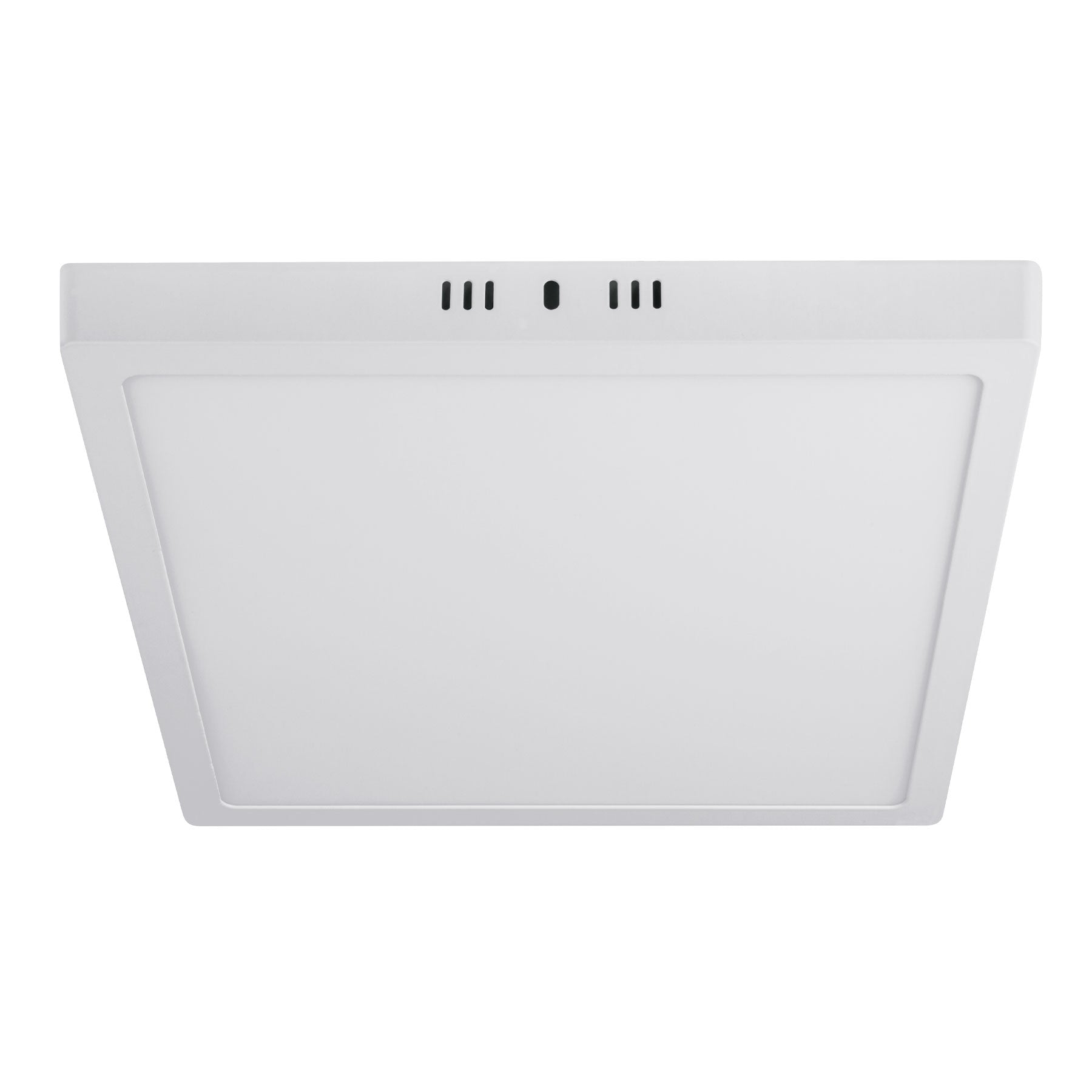 Luminario LED tipo plafon 24 W, cuadrado, luz de dia, blanco