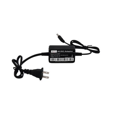 EPCOM POWERLINE - Adaptador de Pared de 12Vcc @ 1 A con cable y clavija Nema 1-15 / 0.5 metros a la toma de alimentación / 0.5 metros a la conexión del dispositivo