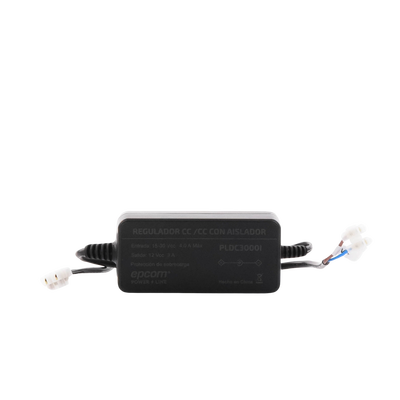 EPCOM POWERLINE - Convertidor de Voltaje con Aislador de 15-30 Vcc a 12 Vcc / 3 Amp Max.