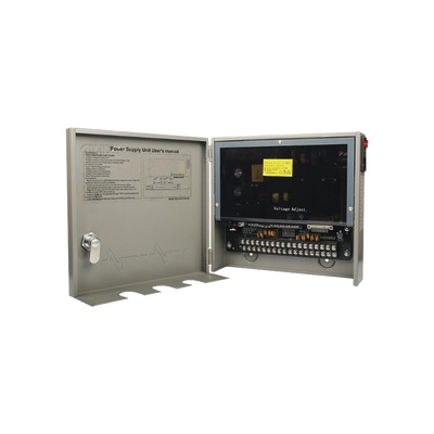 EPCOM POWERLINE - Fuente de poder profesional PREMIUM de 11 - 15 Vcc @ 6 Amper, para 4 camaras , con voltaje de entrada de: 85-264 Vca
