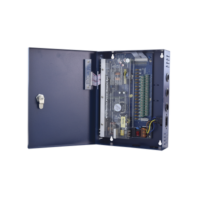 EPCOM POWERLINE - Fuente de poder profesional de 12-14.8 Vcc @ 16 Amper ; para 16 cámaras , Voltaje de entrada : 96-264 Vca, con capacidad de batería de respaldo, requiere batería.