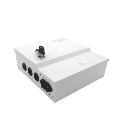 EPCOM POWERLINE - Fuente de poder profesional de 12 Vcc @ 16 A / para 16 cámaras / Con capacidad de batería de respaldo / Requiere batería / Voltaje de entrada de 96-264 Vca