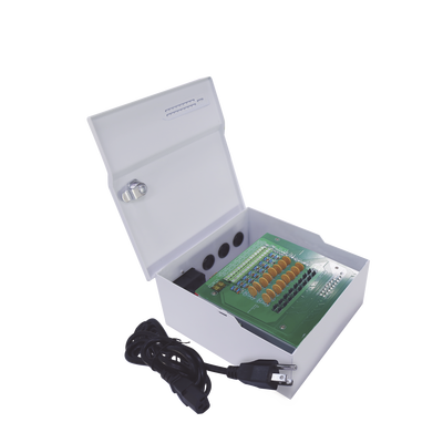 EPCOM POWERLINE - Fuente de poder profesional de 12 Vcc @ 16 A / para 16 cámaras / Con capacidad de batería de respaldo / Requiere batería / Voltaje de entrada de 96-264 Vca