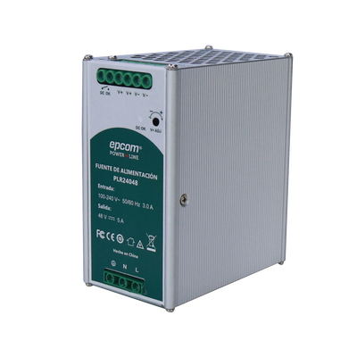 EPCOM POWERLINE - FUENTE DE ALIMENTACION 48 VCC / DIN RIEL /  5 AMPERES / 240 W