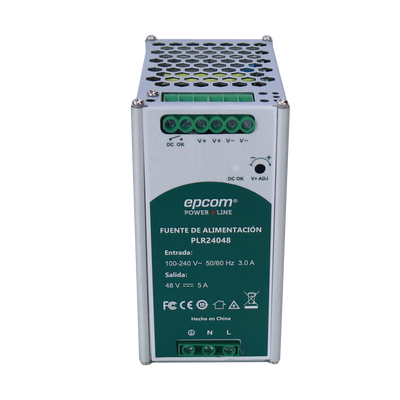 EPCOM POWERLINE - FUENTE DE ALIMENTACION 48 VCC / DIN RIEL /  5 AMPERES / 240 W