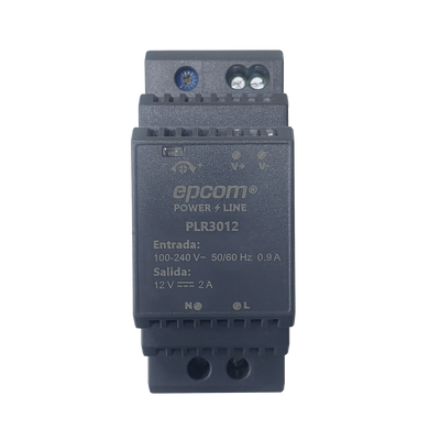 EPCOM POWERLINE - Fuente de poder DIN RIEL de 15 Vcc @ 2A,  30 W