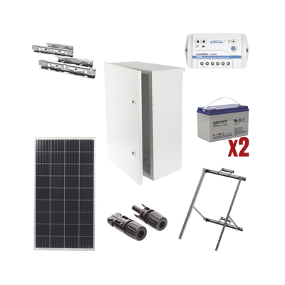 EPCOM POWERLINE - Kit de energía solar de 12 Vcc para alimentar radar de velocidad X-RADAR1