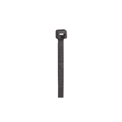 PANDUIT - Cincho de Nylon 6.6 Pan-Ty™, 142mm largo x 2.5mm ancho, Color Negro, Exterior Resistente a Rayos UV, Paquete de 1000pz