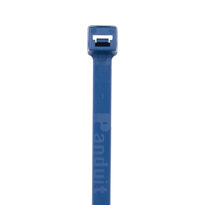 PANDUIT - Cincho Pan-Ty® 203mm largo x 3.4mm ancho, Intermedio de Polipropileno y Metal Detectable, Color Azul Oscuro. 100 Piezas