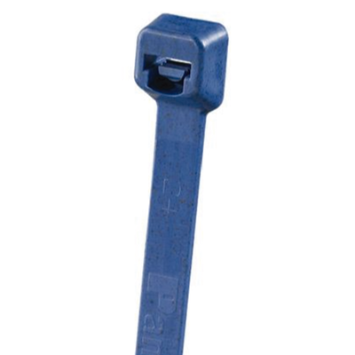 PANDUIT - Cincho Pan-Ty® 203mm largo x 3.4mm ancho, Intermedio de Polipropileno y Metal Detectable, Color Azul Oscuro. 100 Piezas