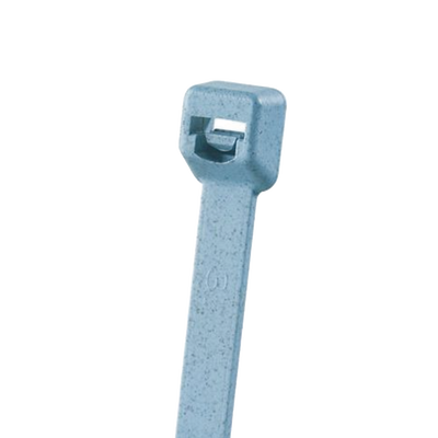 PANDUIT - Cincho Pan-Ty™ 203mm Largo x 3.4mm ancho,  Intermedio de Nylon 6.6 y Metal Detectable, Color Azul Claro. 100 Piezas.