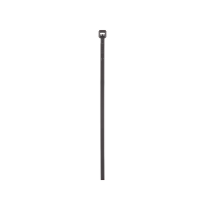PANDUIT - Cincho de Nylon 6.6 de Bloqueo, 203 mm largo x 2.5mm ancho, Color Negro, Exterior Resistente a Rayos UV, Paquete de 100pz