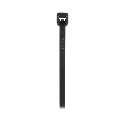 PANDUIT - Cincho de Nylon 6.6 de Bloqueo, 203 mm largo x 2.5mm ancho, Color Negro, Exterior Resistente a Rayos UV, Paquete de 1000pz