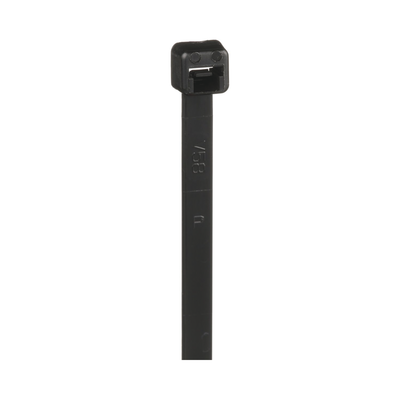 PANDUIT - Cincho de Nylon 6.6 de Bloqueo, 188 mm largo x 4.8mm ancho, Color Negro, Exterior Resistente a Rayos UV, Paquete de 1000pz