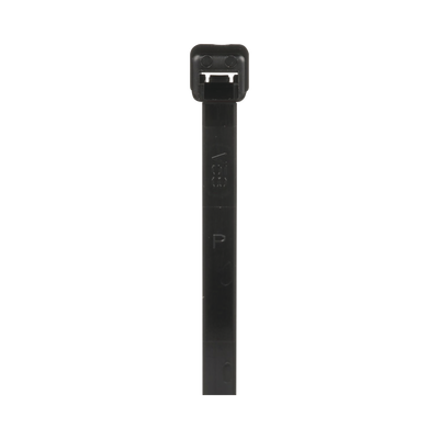 PANDUIT - Cincho de Nylon 6.6 de Bloqueo, 188 mm largo x 4.8mm ancho, Color Negro, Exterior Resistente a Rayos UV, Paquete de 1000pz