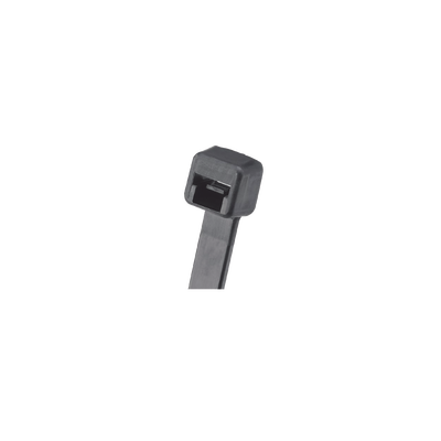PANDUIT - Cincho de Nylon 6.6, Color Negro, 290 mm largo x 3.7mm ancho, sección transversal intermedia, Paquete de 100 piezas