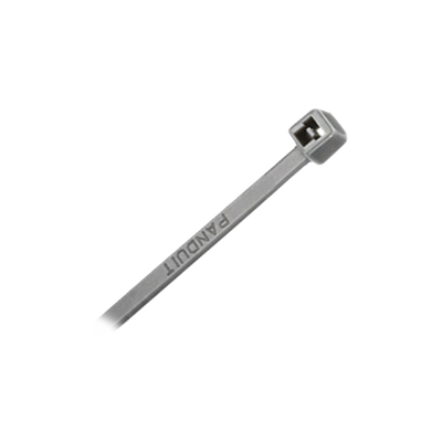 PANDUIT - Cincho de Nylon 6.6, Color Gris, 290 mm largo x 3.7mm ancho, sección transversal intermedia, 1000pz