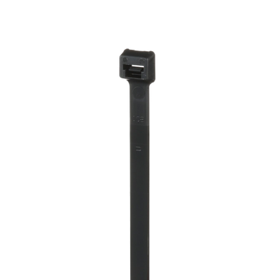 PANDUIT - Cincho de Nylon 6.6 Pan-Ty, 368mm largo x 7.6mm ancho, Color Negro, Exterior Resistente a Rayos UV, Paquete de 100pz
