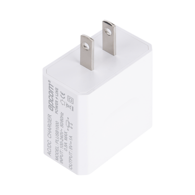 EPCOM POWERLINE - Cargador Micro-USB Profesional de 1 Puerto / 5 VCC / 1 Amper Para Smartphones y Tablets / Voltaje de Entrada de 100-240 VCA