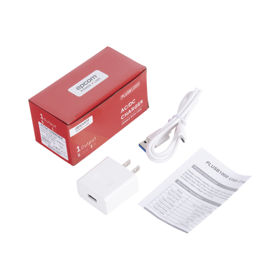 EPCOM POWERLINE - Cargador Micro-USB Profesional de 1 Puerto / 5 VCC / 1 Amper Para Smartphones y Tablets / Voltaje de Entrada de 100-240 VCA