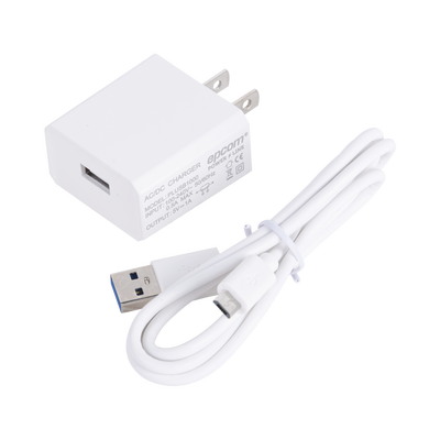 EPCOM POWERLINE - Cargador Micro-USB Profesional de 1 Puerto / 5 VCC / 1 Amper Para Smartphones y Tablets / Voltaje de Entrada de 100-240 VCA
