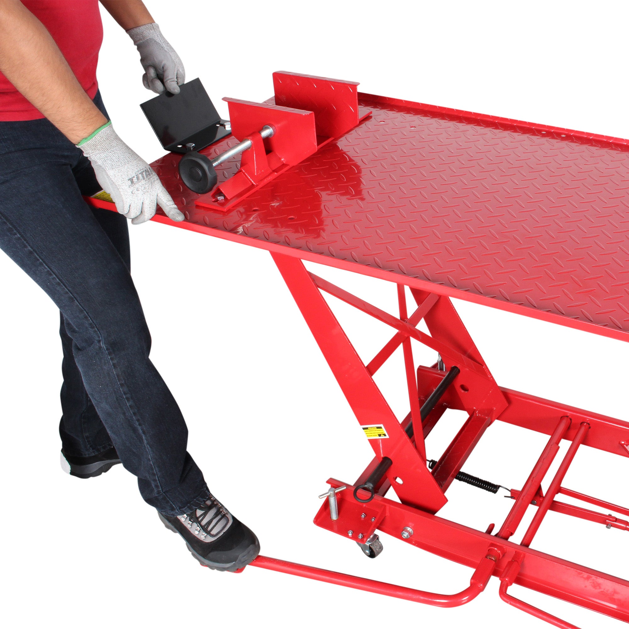 Plataforma hidráulica para motocicleta Heavy Duty (500 kgs)