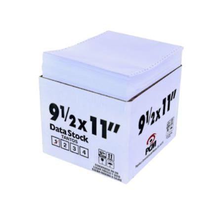 PCM - Papel PCM Data Stock 9.5x11" 1Tanto Blanco C/3000 Hojas