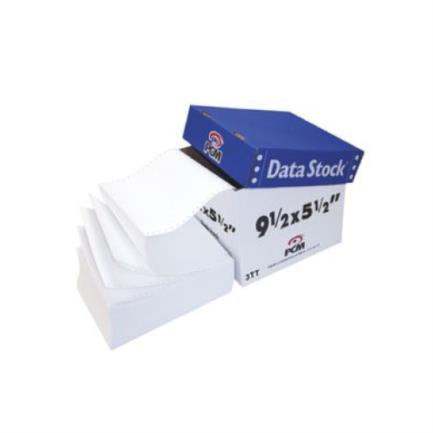 PCM - Papel PCM Data Stock Blanco 9.5" x 5.5" 3Tanto C/2000