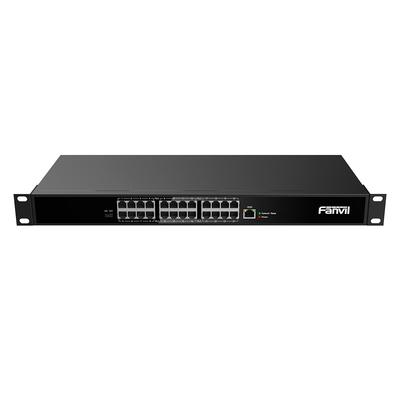 FANVIL - Switch PoE de 2 Hilos para telefonos Fanvil X303-2 , 24 puertos RJ11