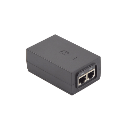 UBIQUITI - Adaptador PoE Ubiquiti de 24 VDC, 1.0 A Puerto Fast Ethernet